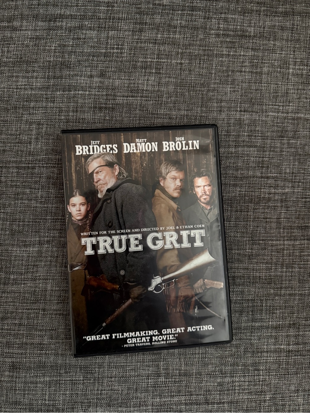 True Grit DVD starring Jeff Bridges, Matt Damon, Josh Brolin